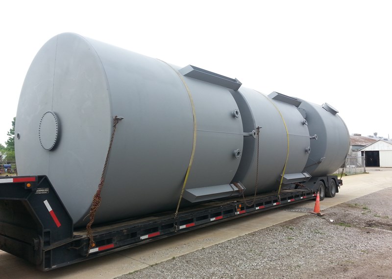 Flat Top Steel Cone Bottom Tank